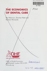 The economics of dental care