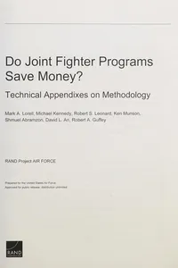 Do joint fighter programs save money?
