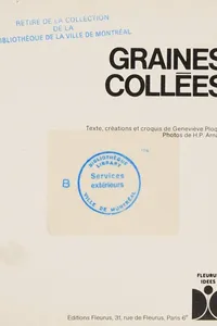 Graines collées
