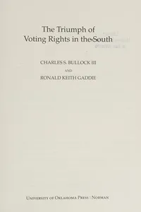 The triumph of voting rights in the South
