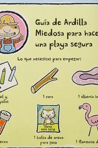 Ardilla Miedosa en la playa