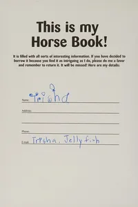 My horse book