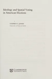 Ideology and spatial voting in American elections