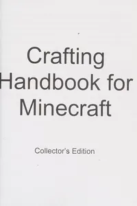 Crafting handbook for Minecraft
