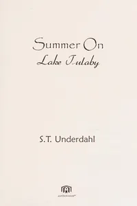 Summer on Lake Tulaby