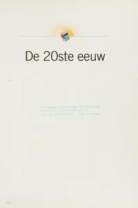 De 20ste eeuw