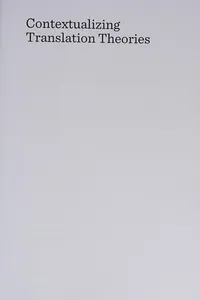 Contextualizing translation theories