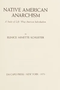 Native American anarchism