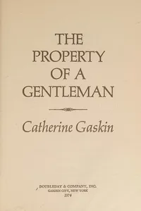 The property of a gentleman