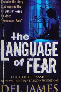 Cover of The language of fear