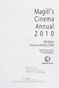 Magill's cinema annual 2010
