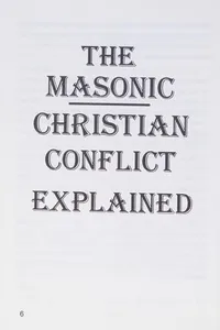 The Masonic/Christian conflict explained