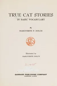 True cat stories in basic vocabulary