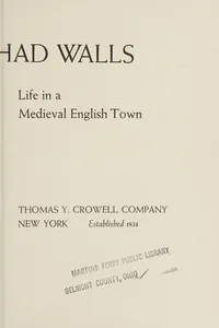 When towns had walls