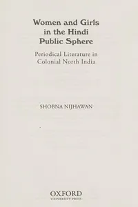 Women and girls in the Hindi public sphere