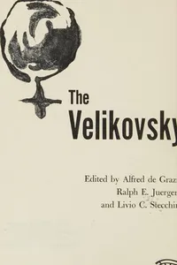 The Velikovsky affair