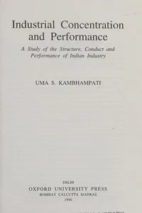 Industrial Concentration and Performance