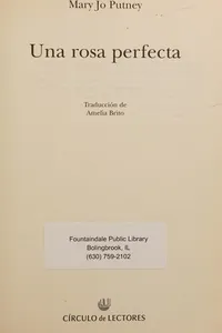 Una rosa perfecta