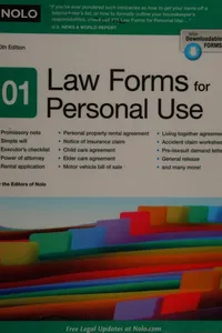 101 law forms for personal use