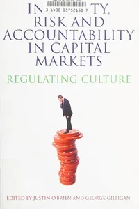 Integrity, risk and accountability in capital markets
