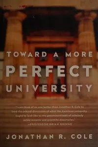 Toward a more perfect university
