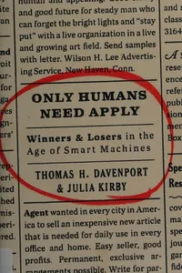 Only humans need apply