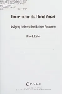 Cover of Understanding the global market