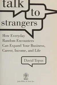 Talk to strangers
