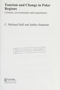 Tourism and change in polar regions