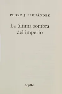 Cover of La última sombra del imperio