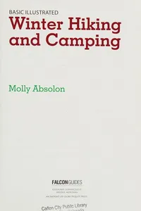 Basic illustrated winter hiking and camping