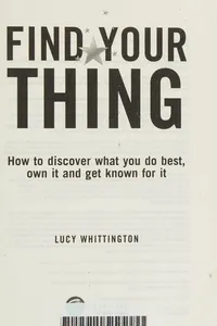 Find your thing