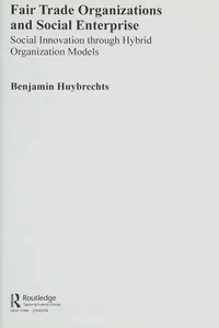 Fair trade organizations and social enterprise