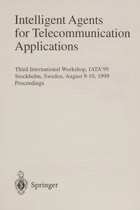 Capa de Intelligent agents for telecommunication applications