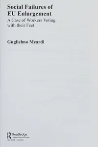 Social failures of EU enlargement