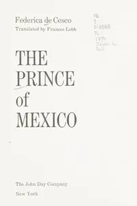 The prince of Mexico