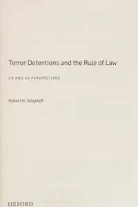 Terror Detentions and the Rule of Law