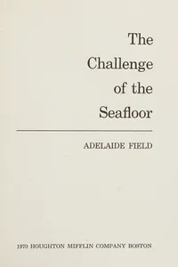 The challenge of the seafloor
