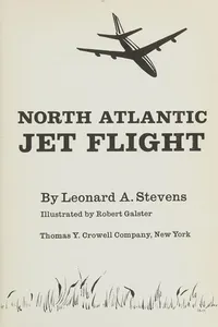 North Atlantic jet flight