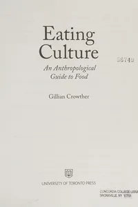 Eating Culture
