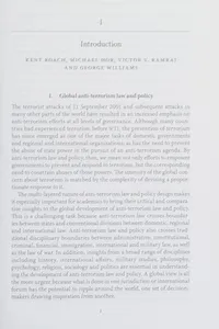 Global anti-terrorism law and policy