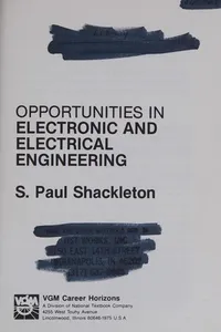 Opportunities in electronic and electrical engineering