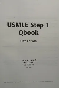 Medical USMLE Step 1 Qbook
