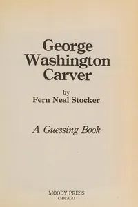 Capa de George Washington Carver