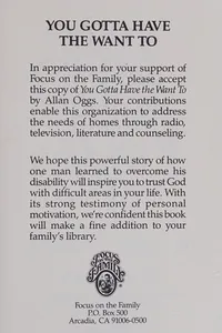 You Gotta Have The Want To