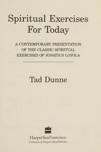 Spiritual exercises for today