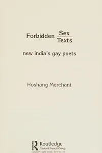 Forbidden sex, forbidden texts