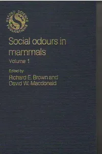 Social odours in mammals