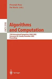 Capa de Algorithms and computation
