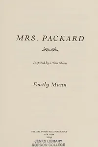 Mrs. Packard